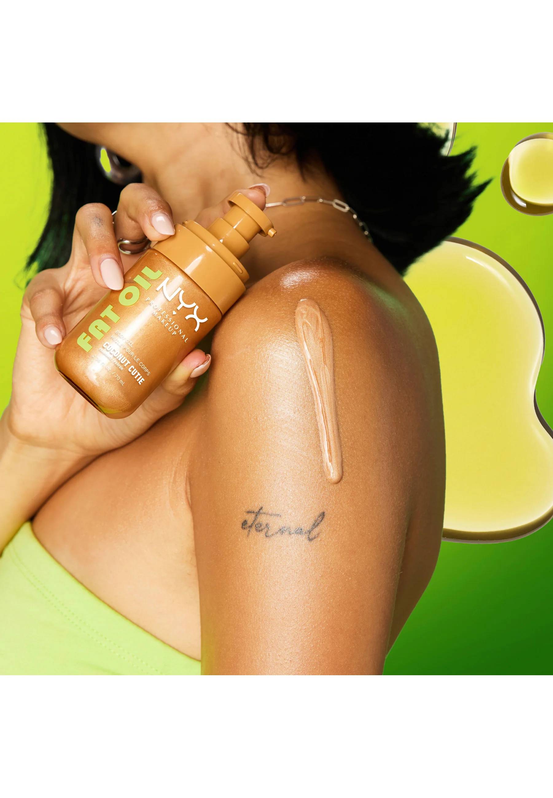 Fat oil body mini huile corps glowy coconut cutie, Transparent, large image number 1.0
