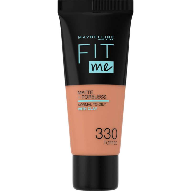Fit me! fond de teint liquide matte + poreless, Caramel dor&eacute;, swatch image