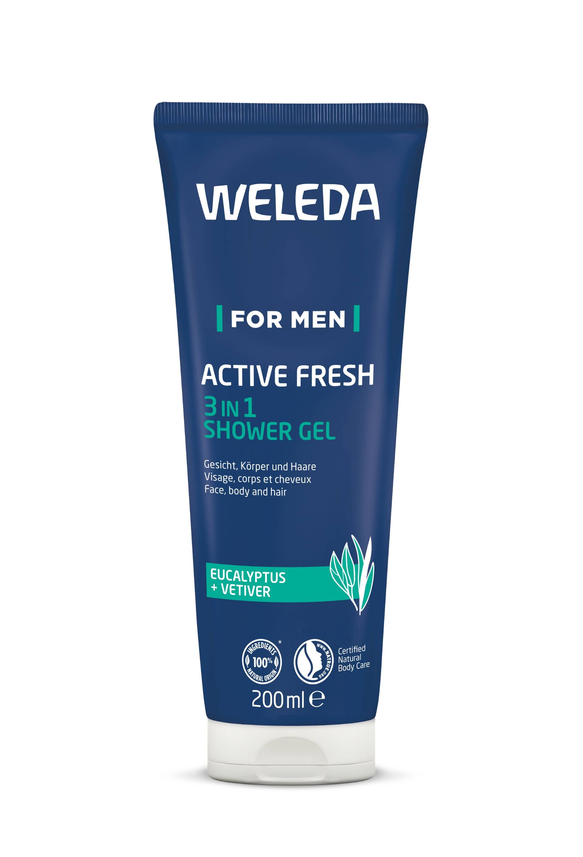 Gel douche energisant homme, Transparent, large image number 0