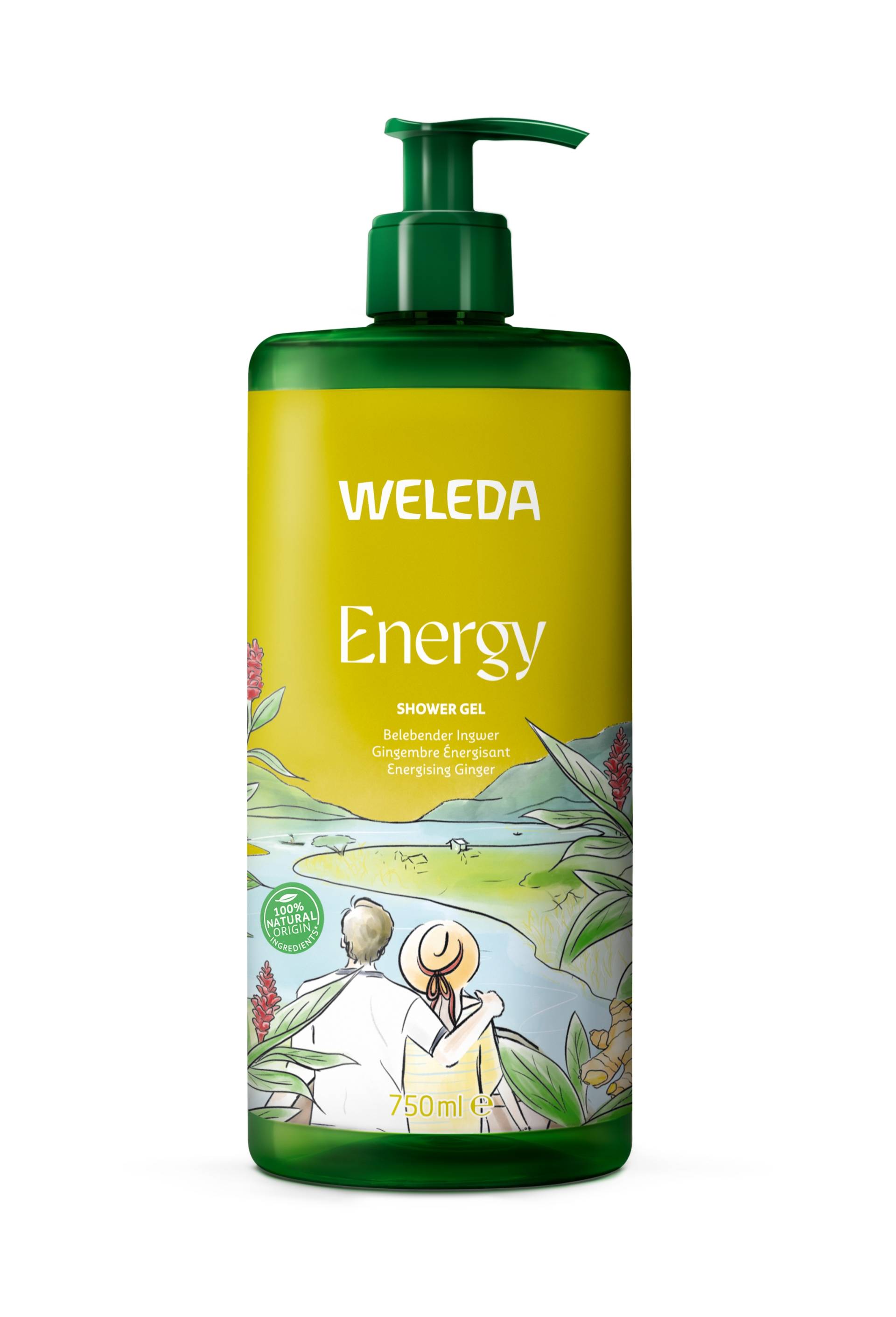 Gel douche energy gingembre, Transparent, large image number 0.0