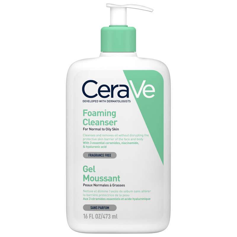 Gel moussant visage pour les peaux normales &agrave; grasses 473 ml, Transparent, large image number 0