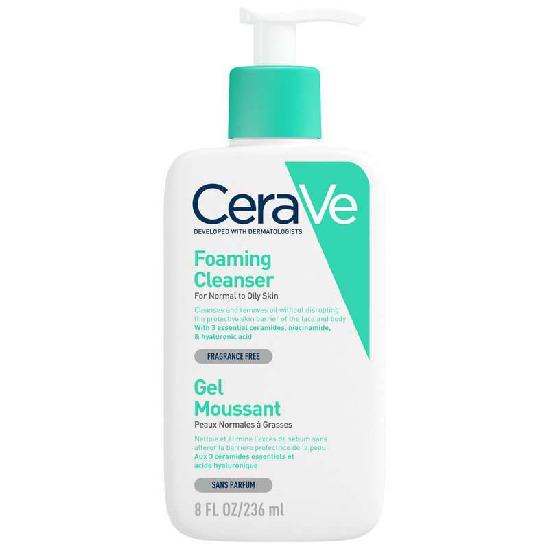 Gel moussant visage pour les peaux normales &agrave; grasses 236 ml, Transparent, large image number 0.0