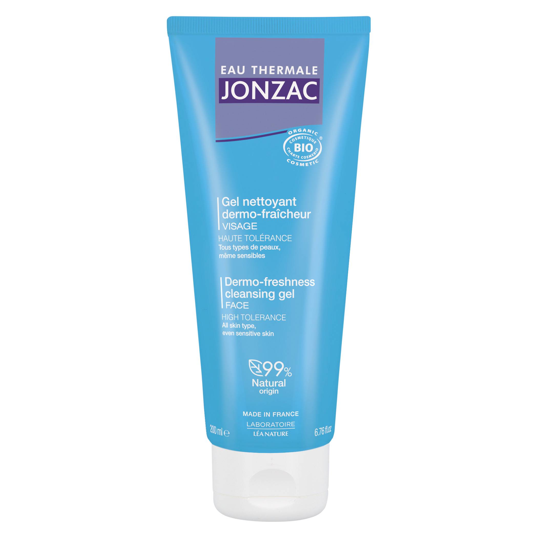Gel nettoyant dermo fra&icirc;cheur visage, Transparent, large image number 0.0