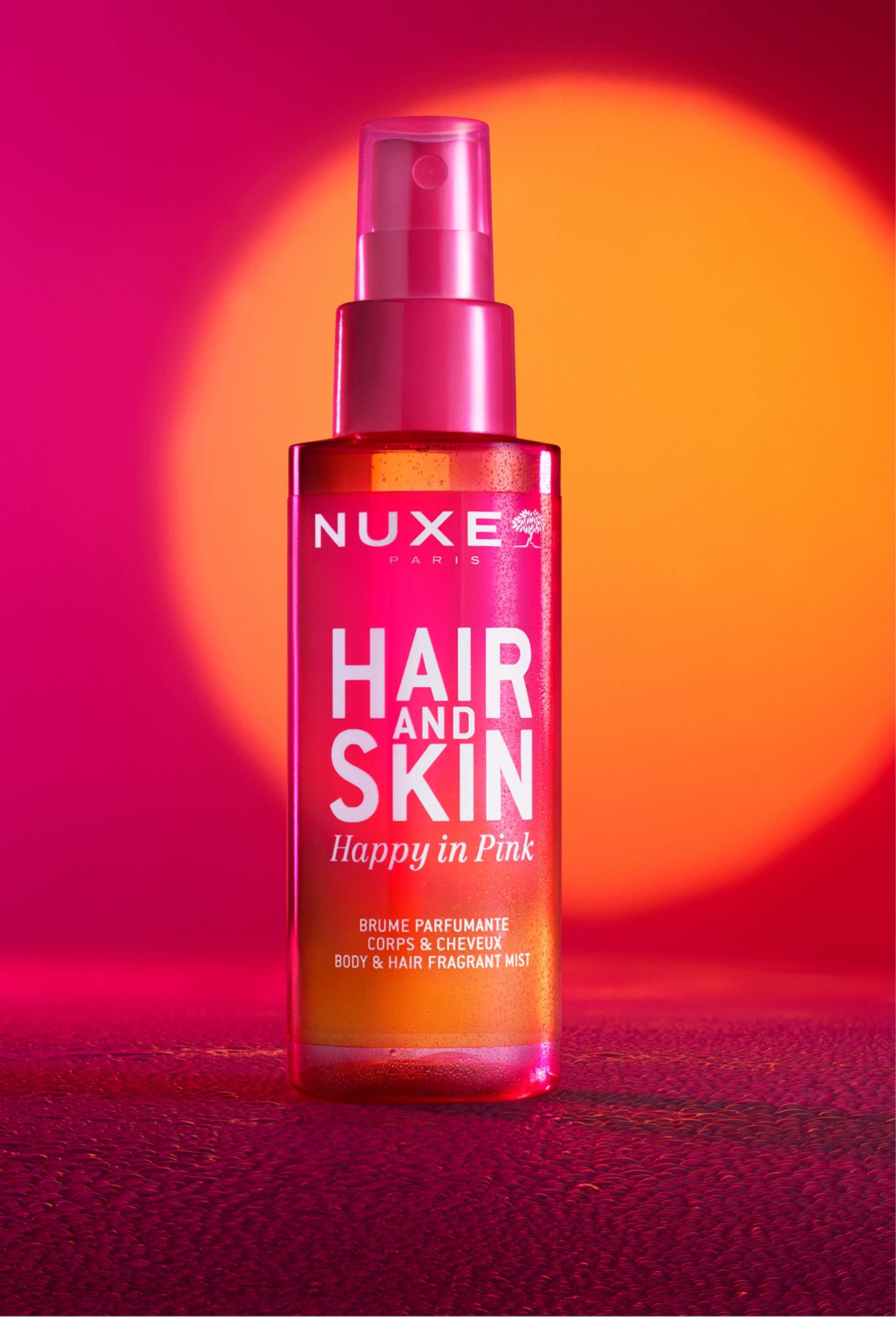 Hair and skin brume parfumante happy pink, Transparent, large image number 1