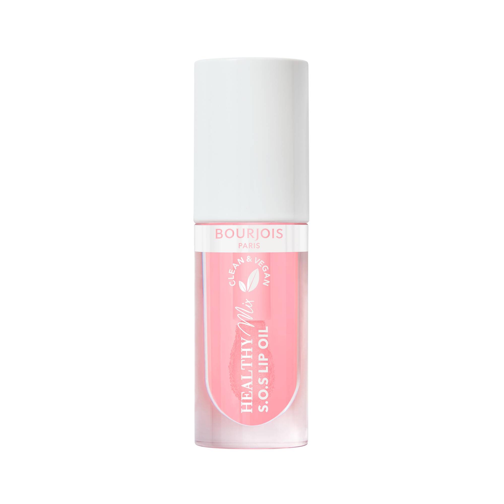 Healthy mix s.o.s lip oil, 01 Douceur de rose, swatch image