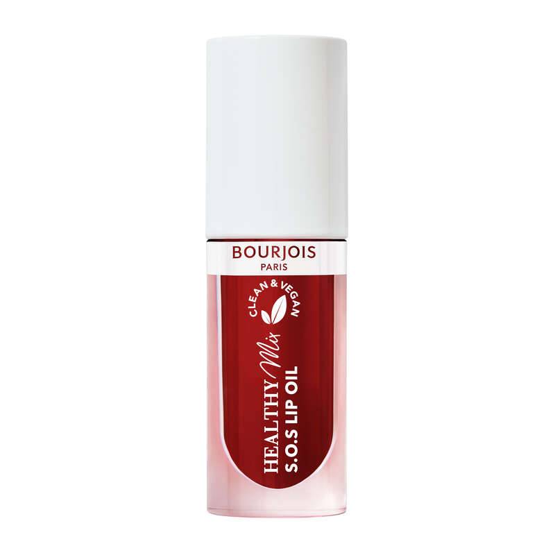 Healthy mix s.o.s lip oil, 10 Rich cherry, swatch image