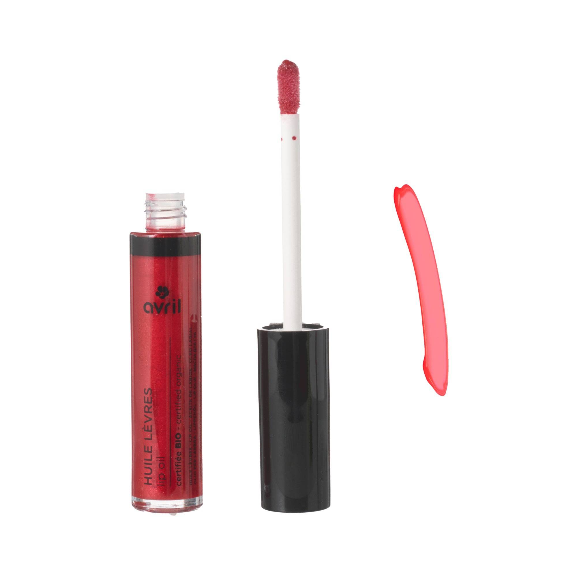 Huile &agrave; l&egrave;vres certifi&eacute;e bio, Rubis, swatch image