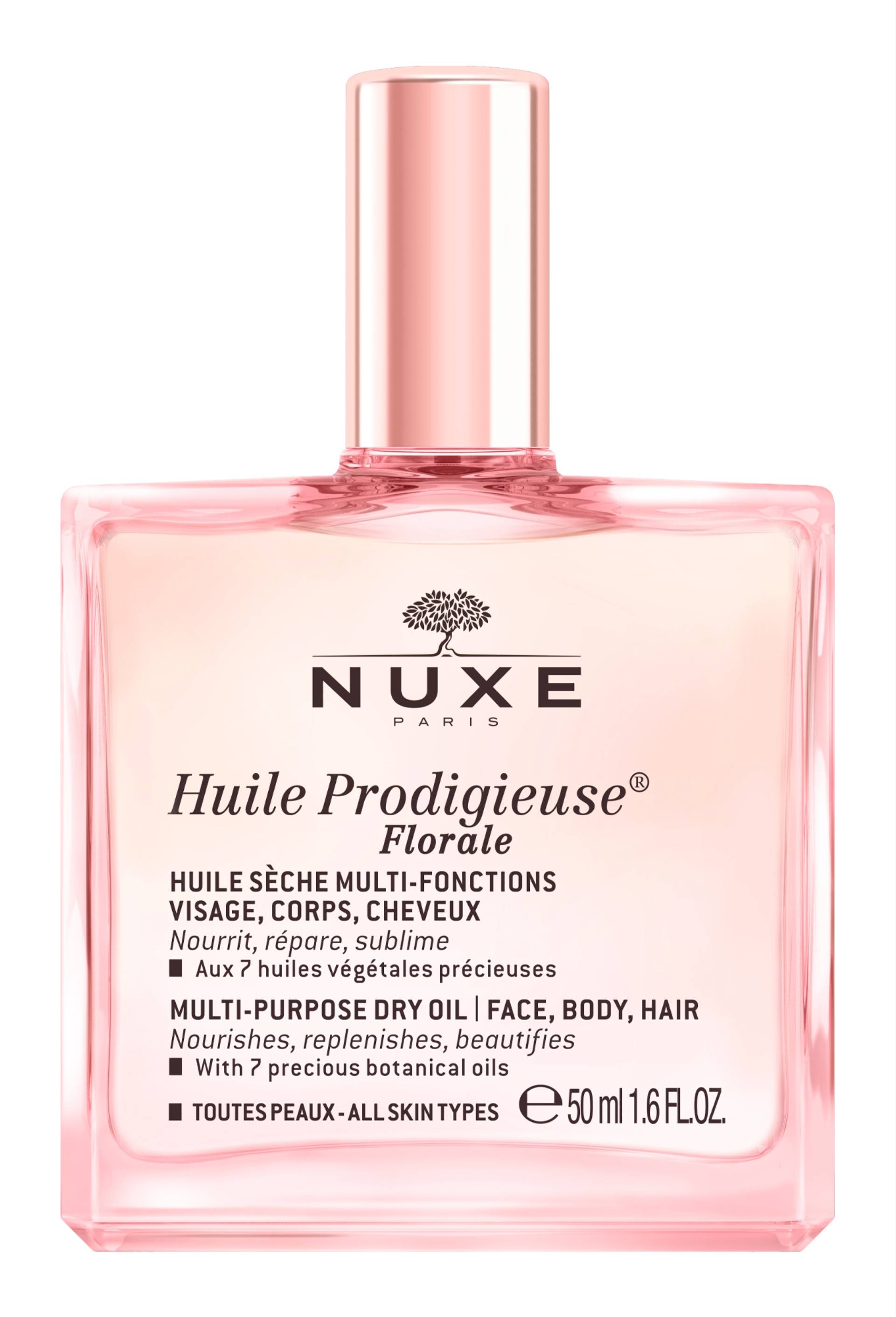 Huile prodigieuse florale huile s&egrave;che visage corps cheveux 50 ml, Transparent, large image number 0.0