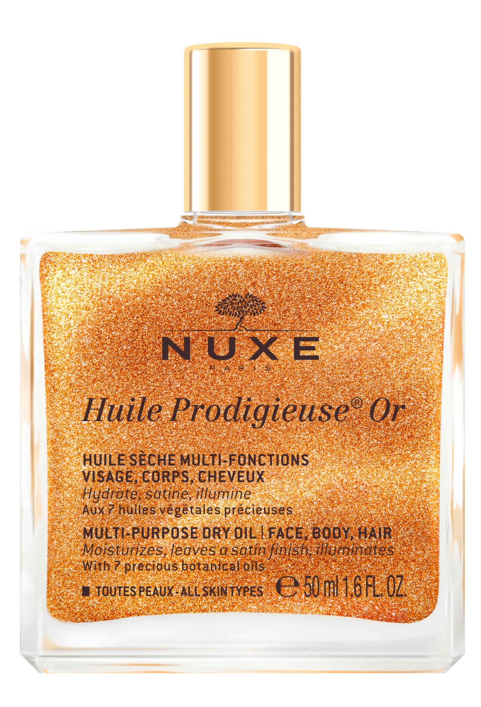 Huile prodigieuse or huile s&egrave;che visage corps cheveux 50 ml, Transparent, large image number 0