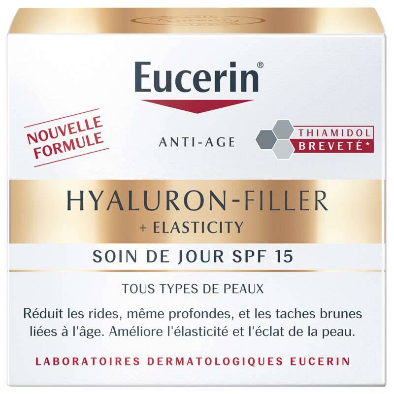 Hyaluron-filler + elasticity soin de jour, Transparent, large image number 1.0