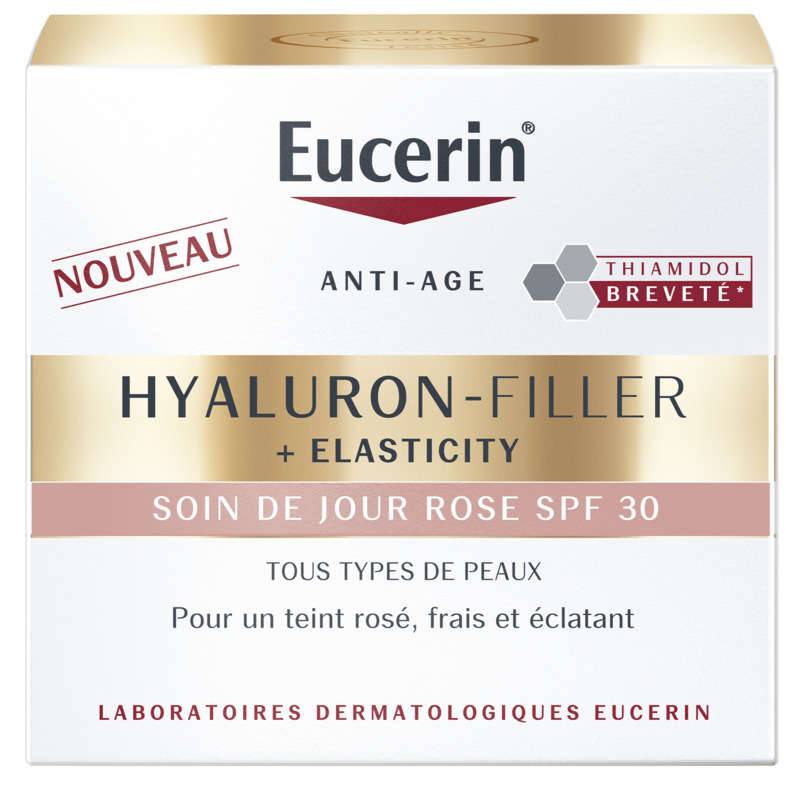 Hyaluron-filler + elasticity soin de jour rose SPF30, Transparent, large image number 1