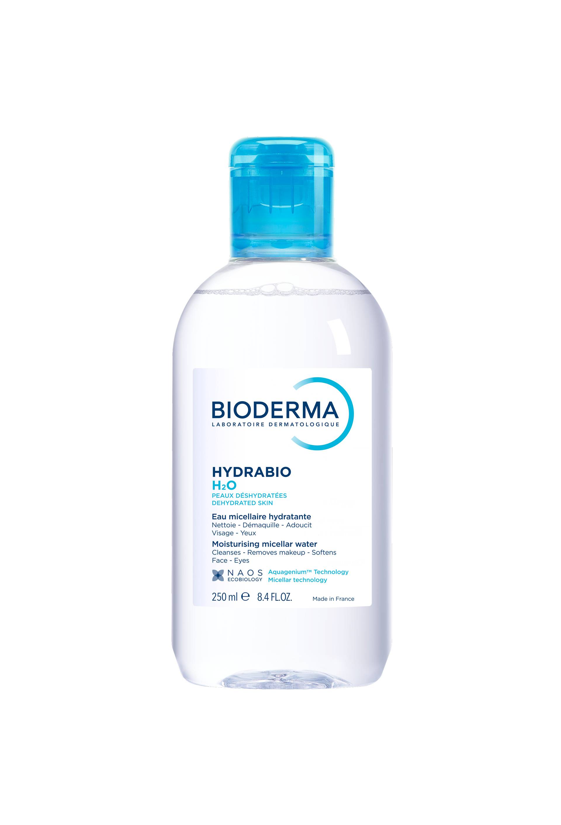 Hydrabio h2o solution micellaire d&eacute;maquillante hydratante 250 ml, Transparent, large image number 0.0