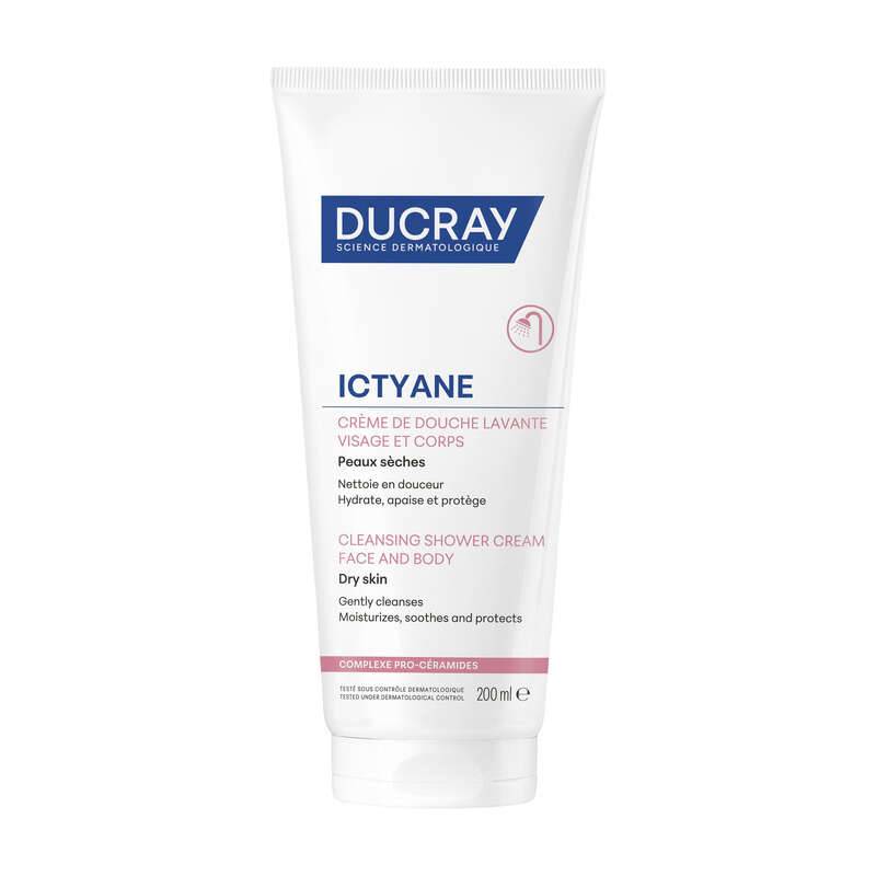 Ictyane cr&egrave;me de douche lavante nourrissante visage et corps, Transparent, large image number 0.0