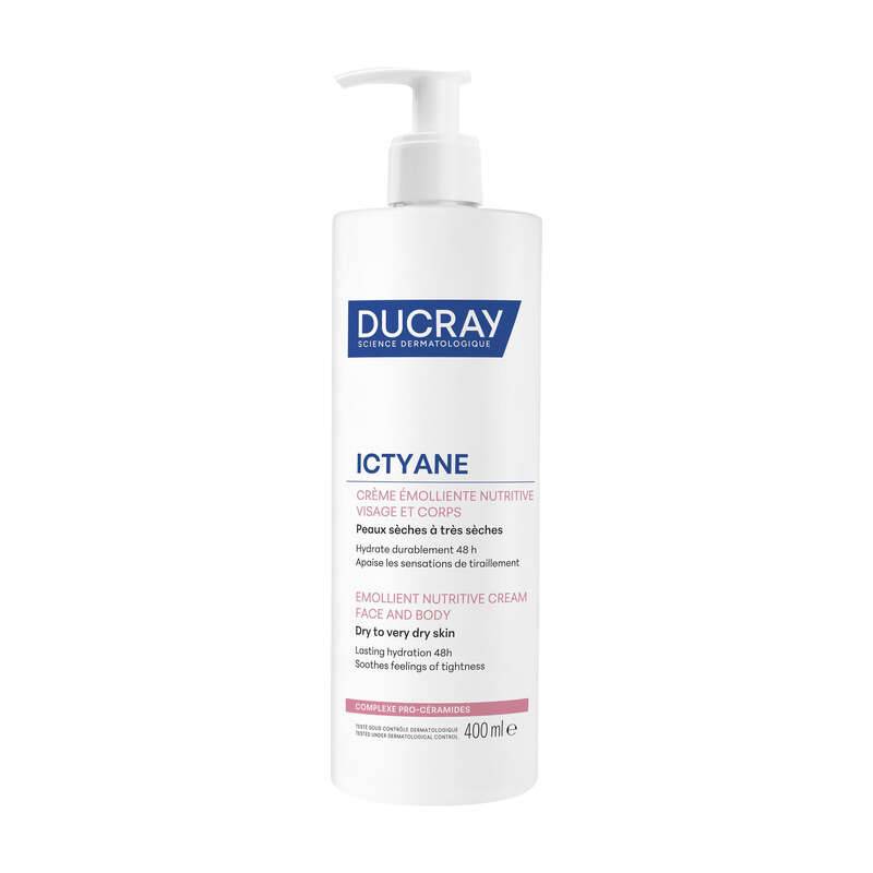Ictyane cr&egrave;me &eacute;molliente nutritive peaux s&eacute;ches et tr&egrave;s s&egrave;ches, Transparent, large image number 0.0