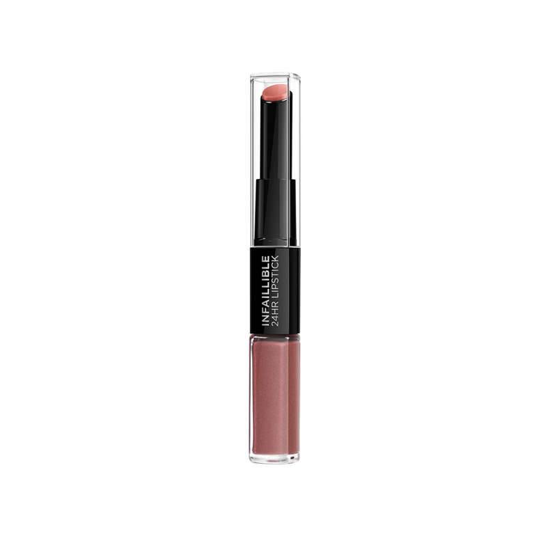 Infaillible 24h duo rouge &agrave; l&egrave;vres longue tenue, 312 Incessant russet, swatch image
