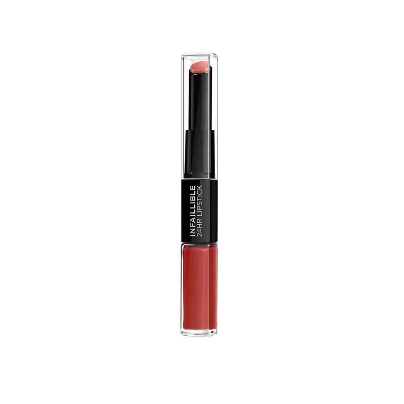 Infaillible 24h duo rouge &agrave; l&egrave;vres longue tenue, 506 Red infaillible, large image number 0.0