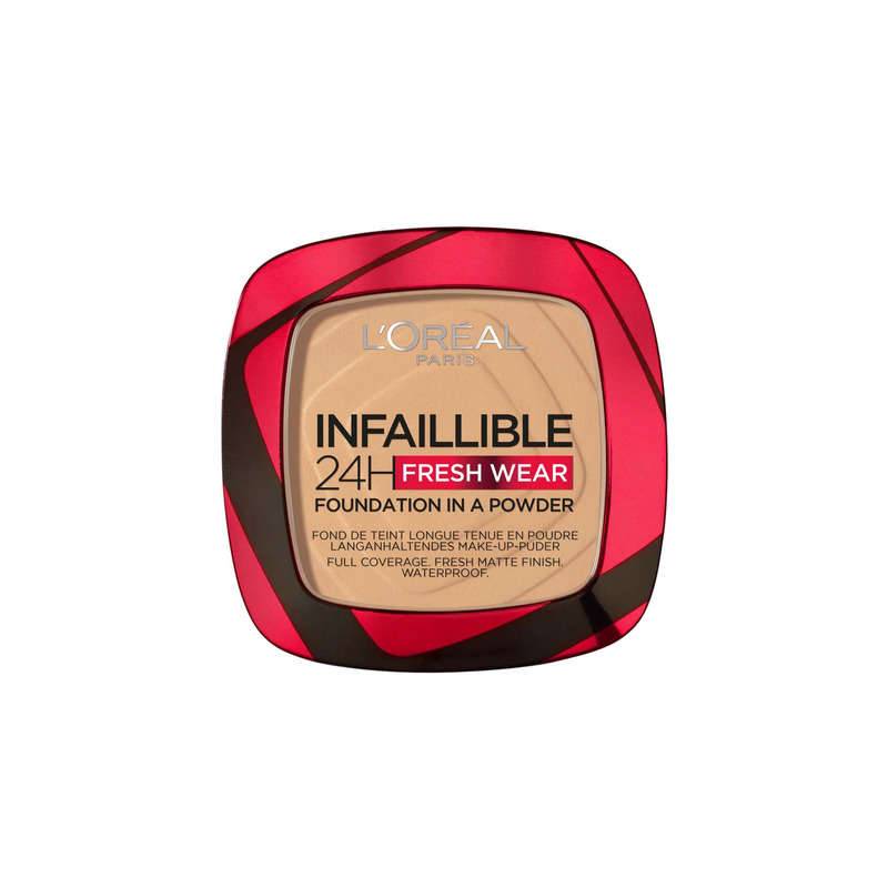 Infaillible 24h fond de teint en poudre, 200 Sable dor&eacute;, swatch image