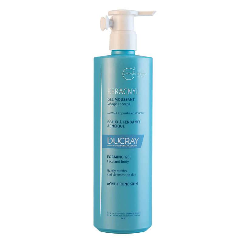 Keracnyl gel moussant nettoyant purifiant visage peau grasse 400 ml, Transparent, large image number 0