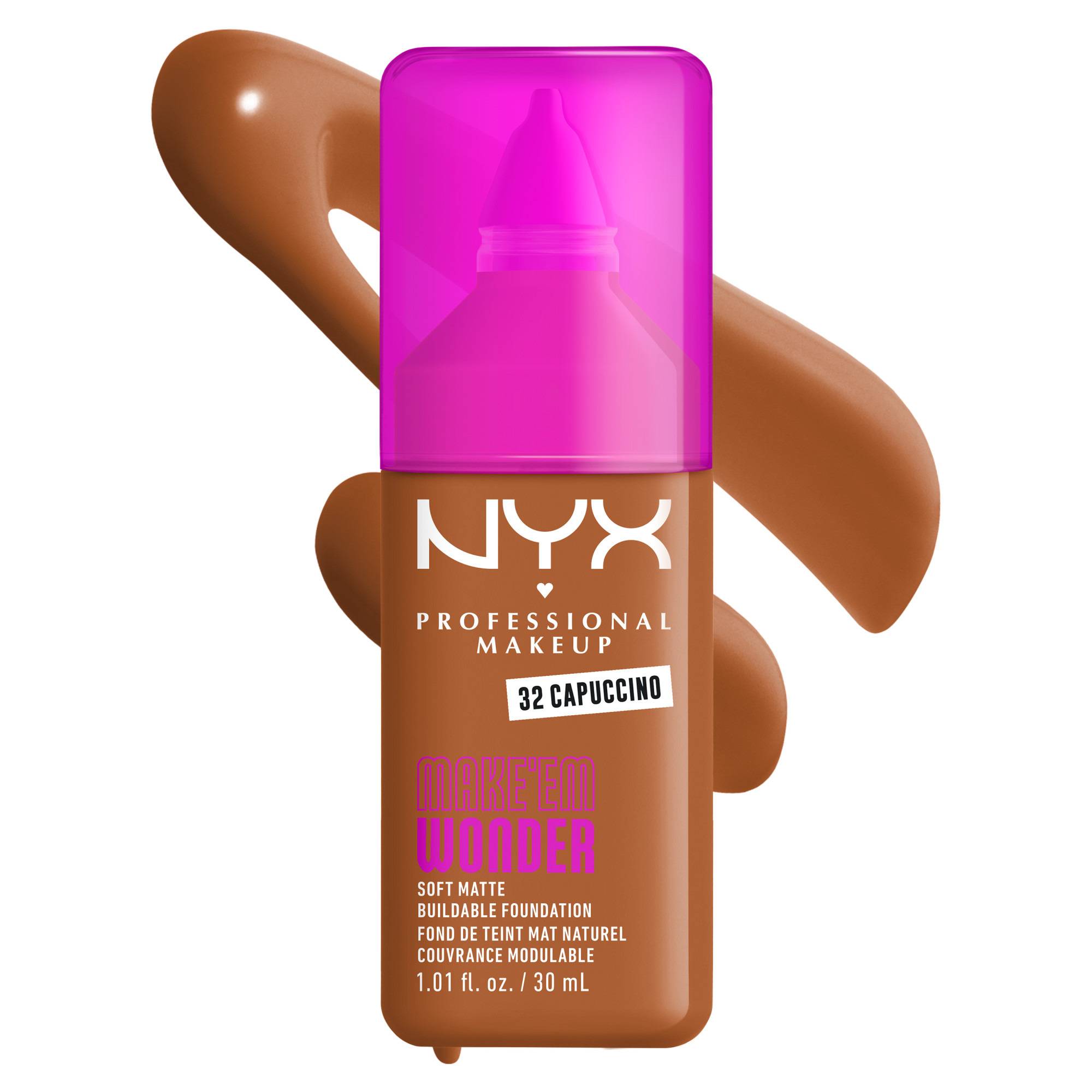 Make 'em wonder fond de teint, Cappuccino, swatch image