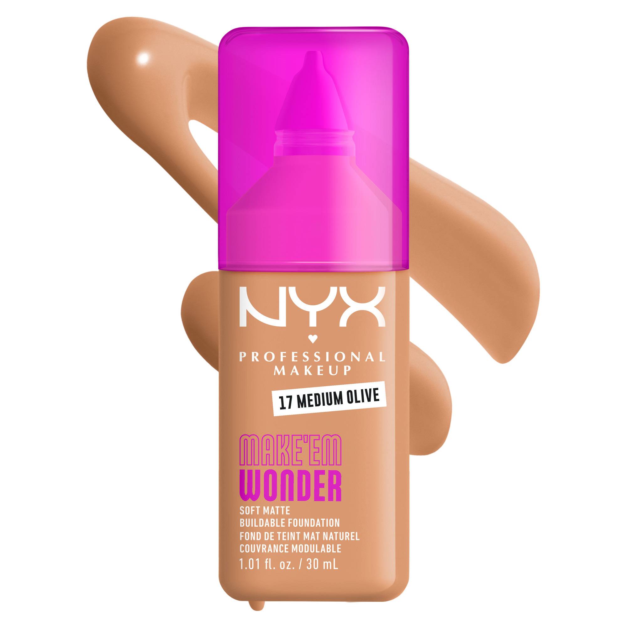 Make 'em wonder fond de teint, Medium olive, swatch image