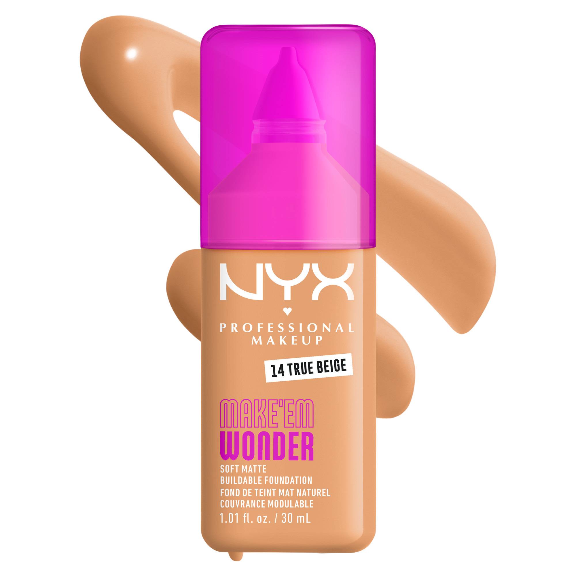 Make 'em wonder fond de teint, True beige, swatch image