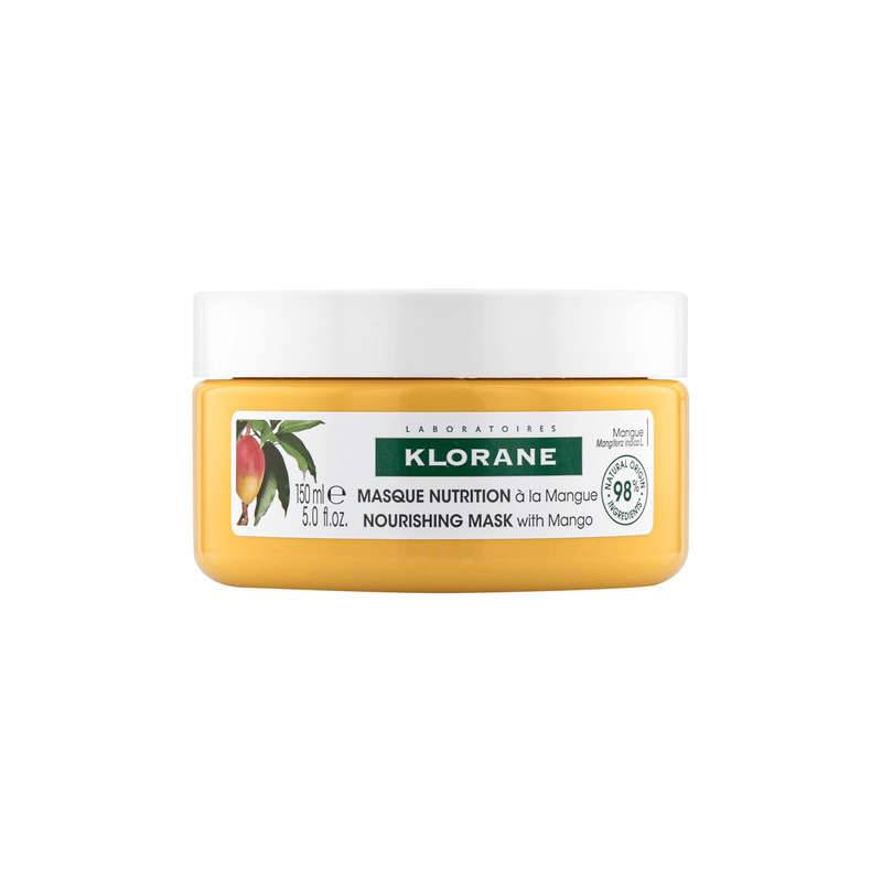 Masque nutrition &agrave; la mangue cheveux secs, Transparent, large image number 0