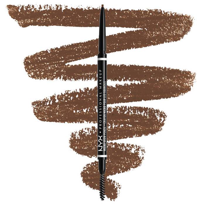Micro brow crayon &agrave; sourcils double-embout, Chocolat, swatch image