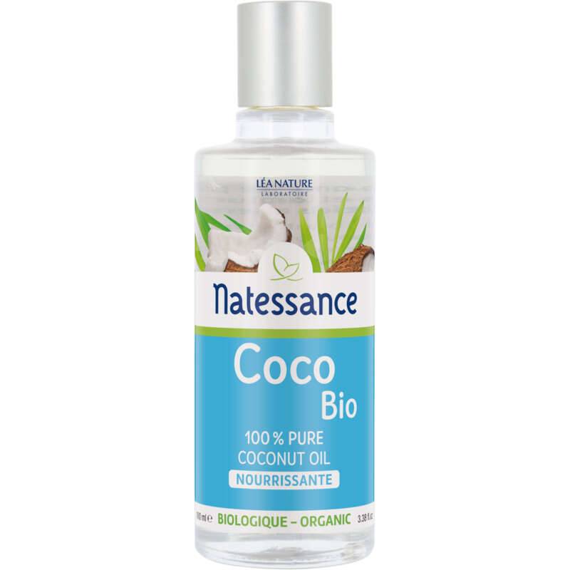 Natessance huile coco bio, Transparent, large image number 0