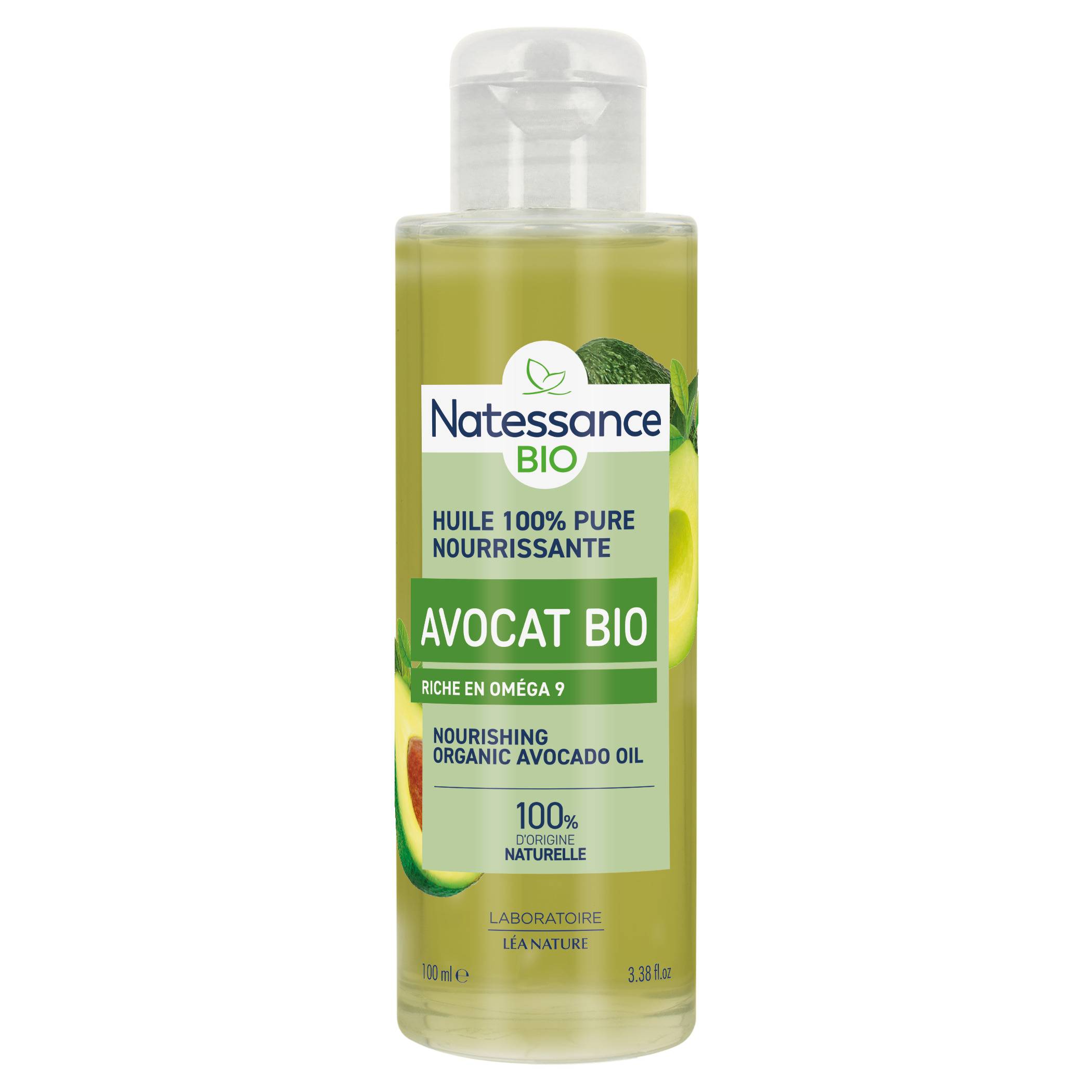 Natessance huile d'avocat bio, Transparent, large image number 0.0