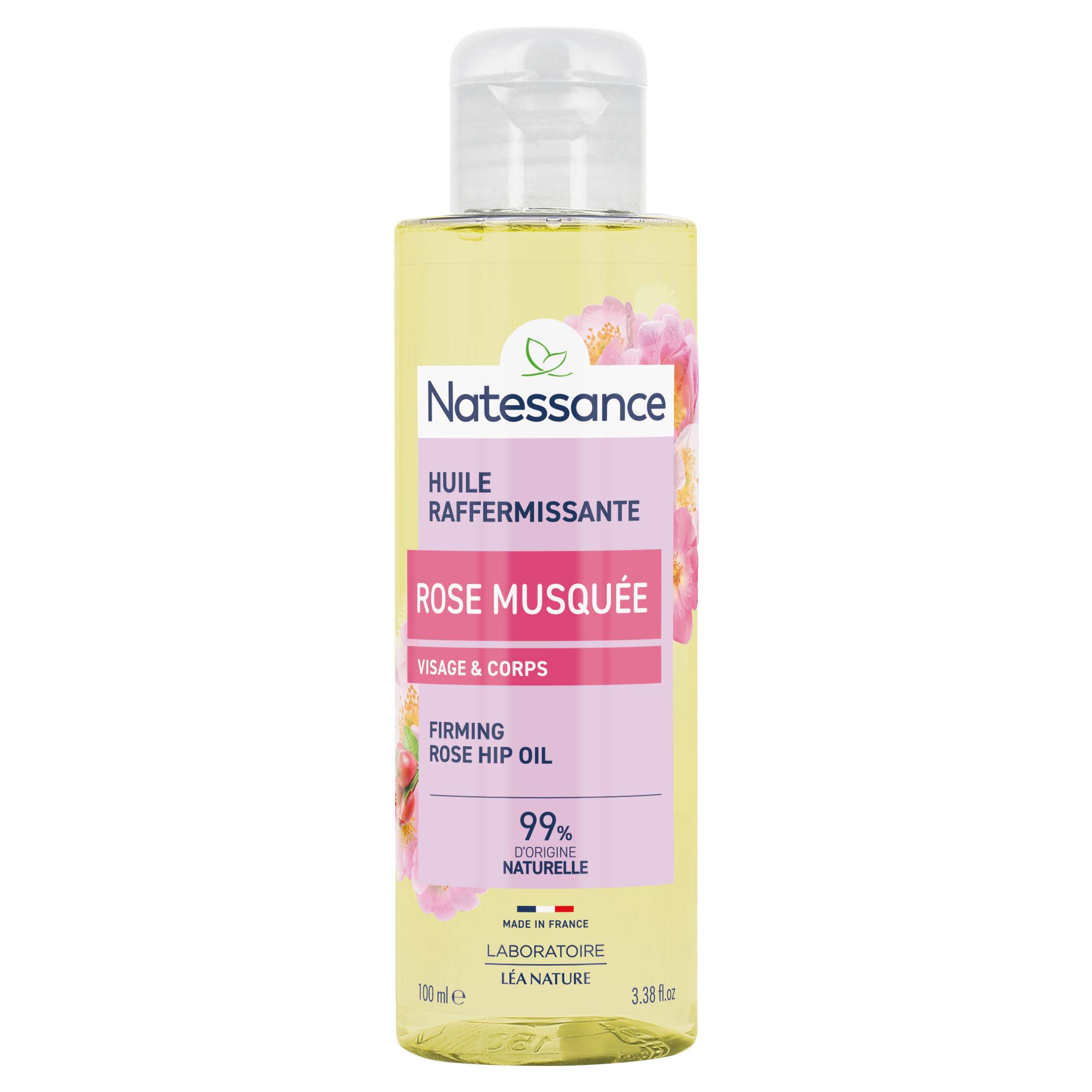 Natessance huile de rose musqu&eacute;e, Transparent, large image number 0