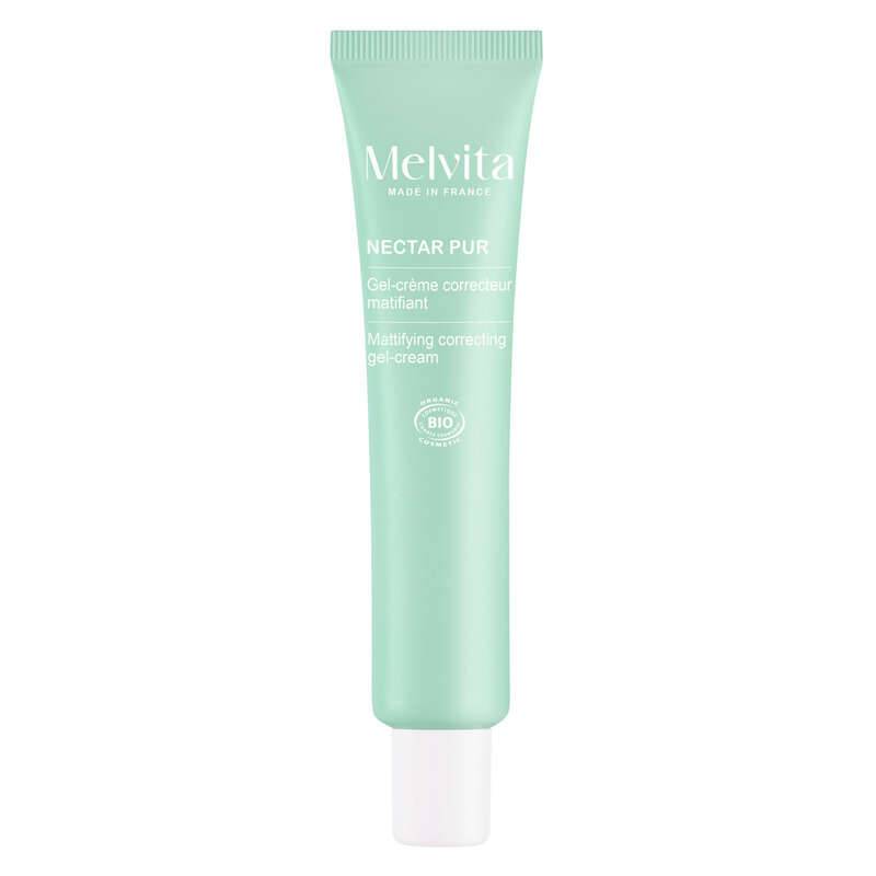 Nectar pur gel cr&egrave;me correcteur matifiant bio, Transparent, large image number 0.0