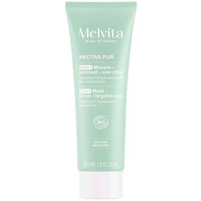 Nectar pur masque 3 en 1 purifiant bio, Transparent, large image number 0