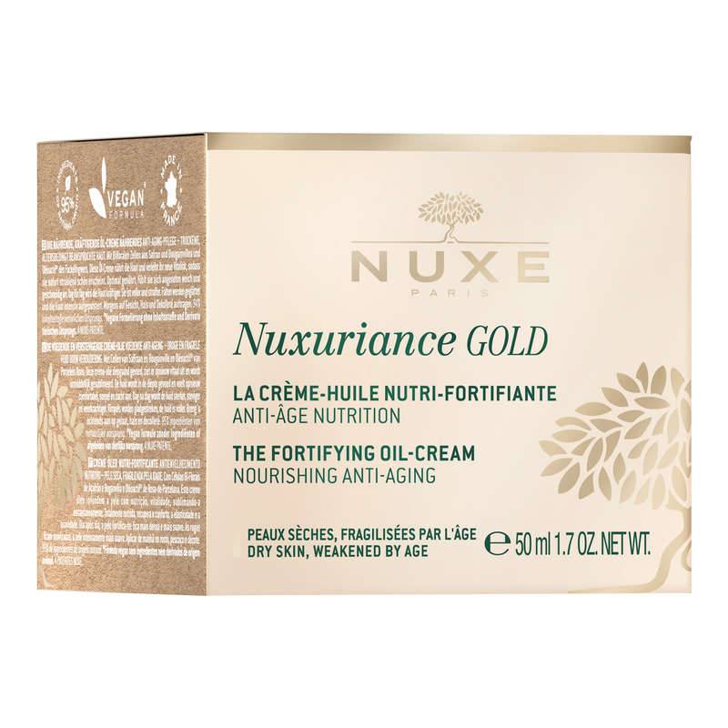 Nuxuriance gold cr&egrave;me-huile nutri-fortifiante - cr&egrave;me anti-&acirc;ge, Transparent, large image number 1.0
