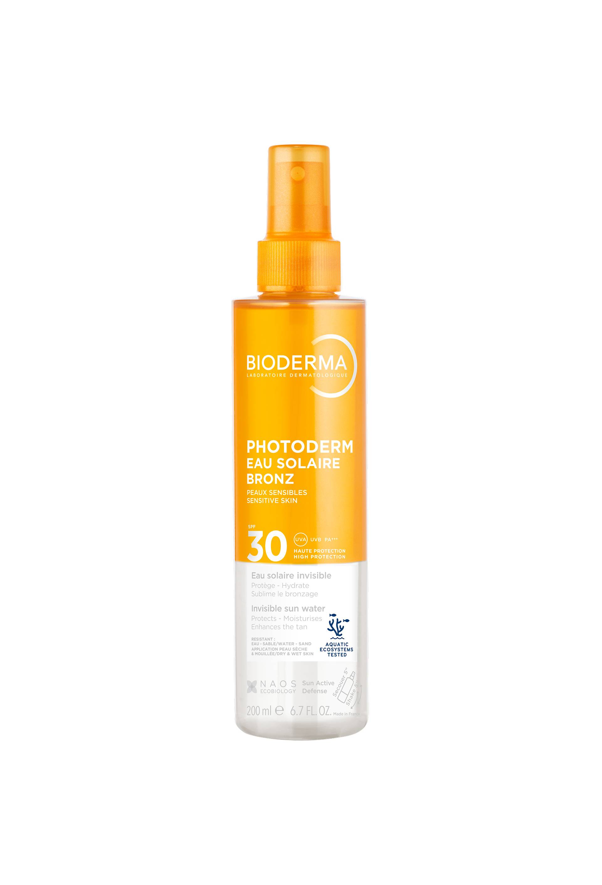 Photoderm eau solaire bronz SPF30, Transparent, large image number 0.0
