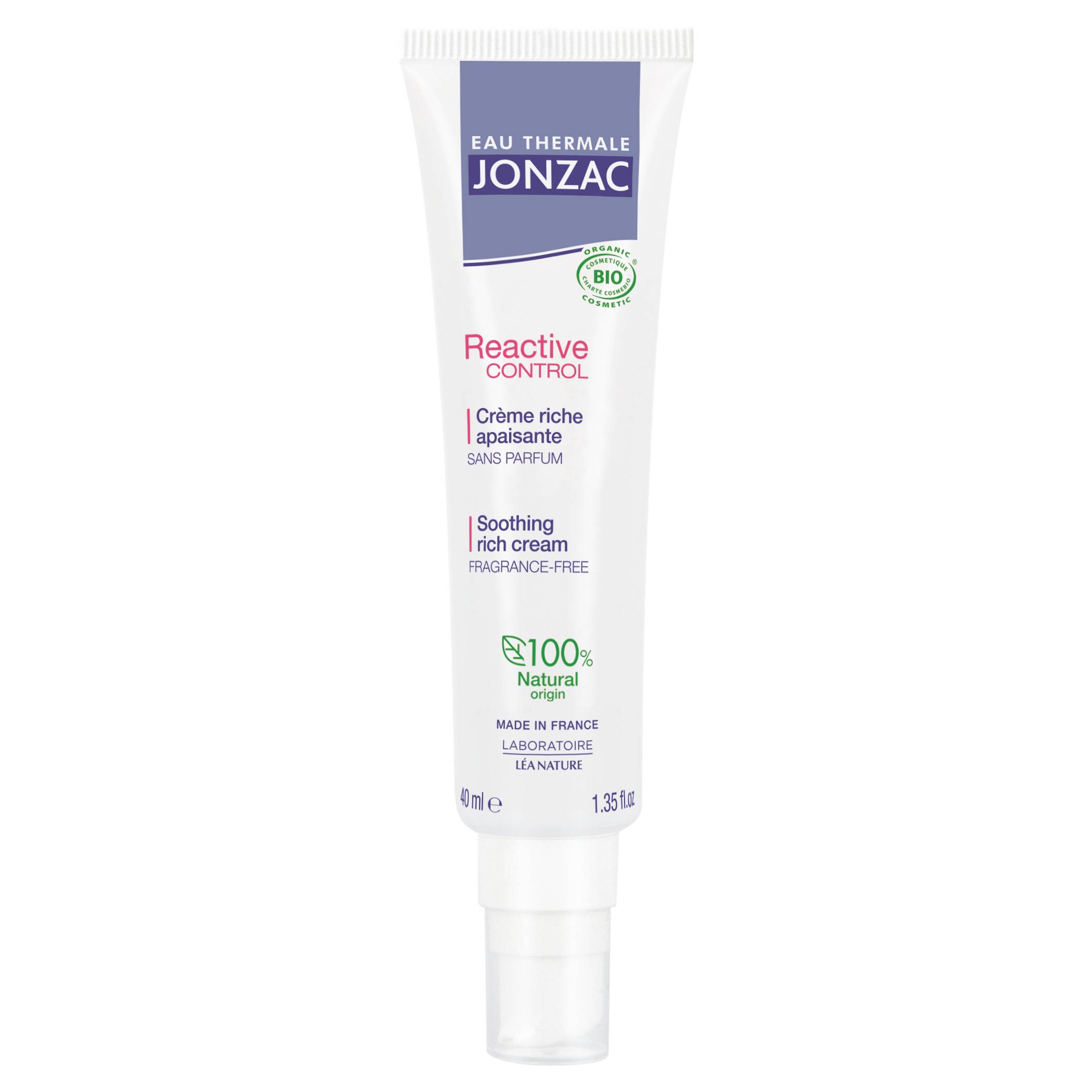 Reactive control cr&egrave;me riche apaisante bio, Transparent, large image number 0.0