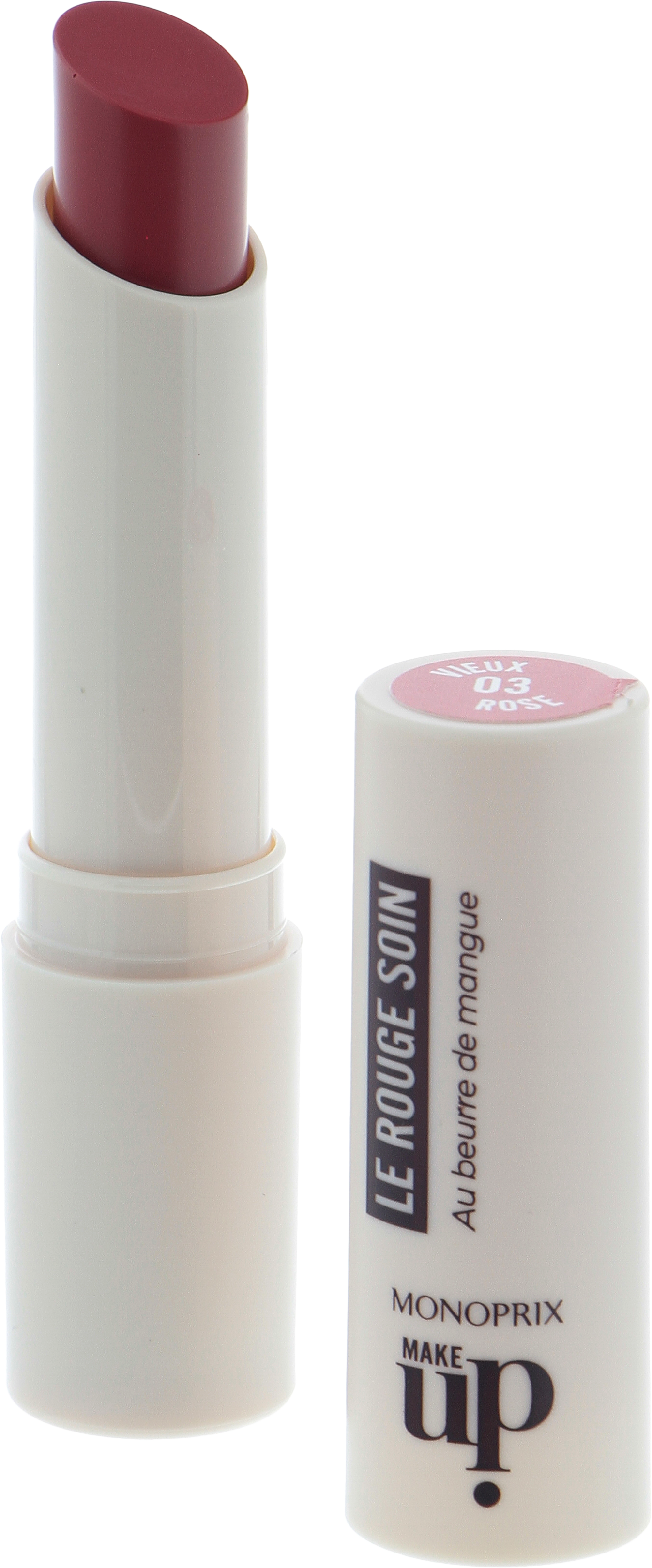 Rouge &agrave; l&egrave;vres soin, 03 Vieux rose, swatch image