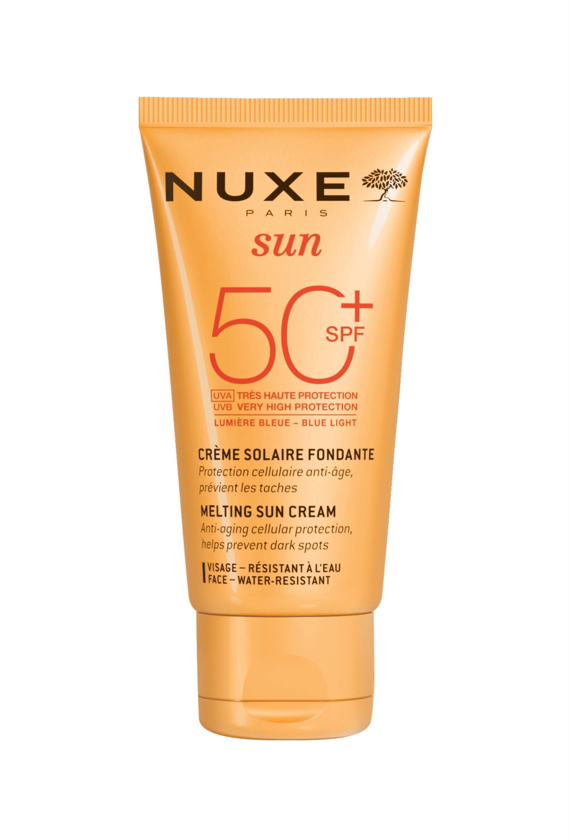 Sun cr&egrave;me solaire fondante visage SPF50, Transparent, large image number 0.0