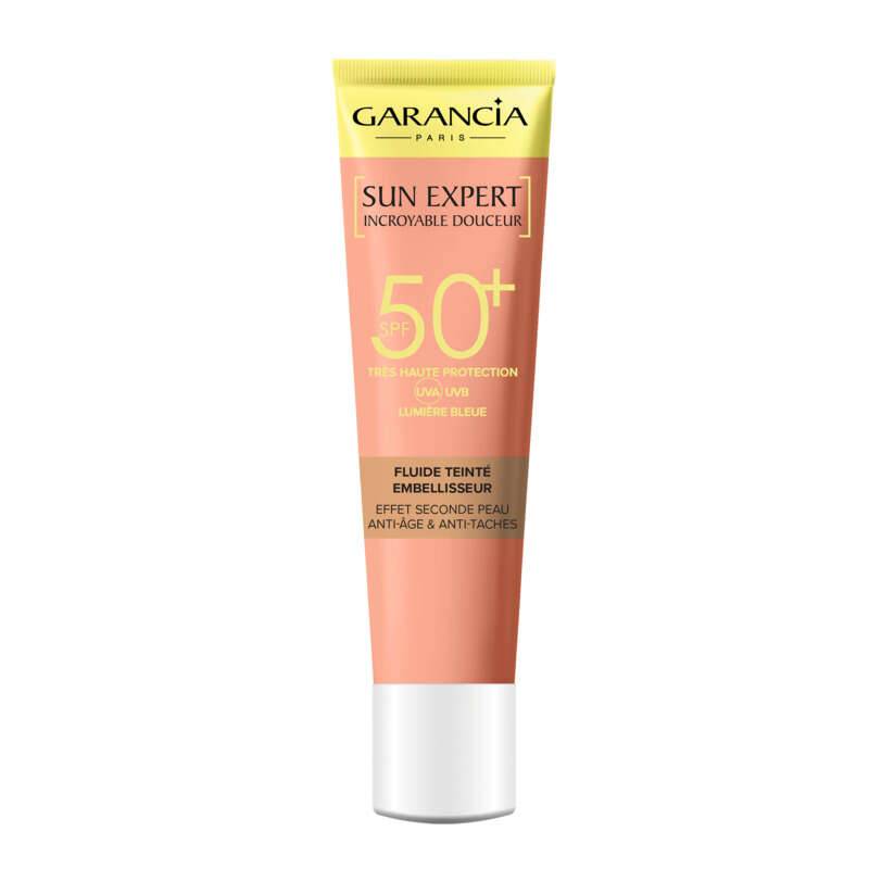 Sun expert incroyable douceur fluide teinte embellisseur SPF50 +, Transparent, large image number 0
