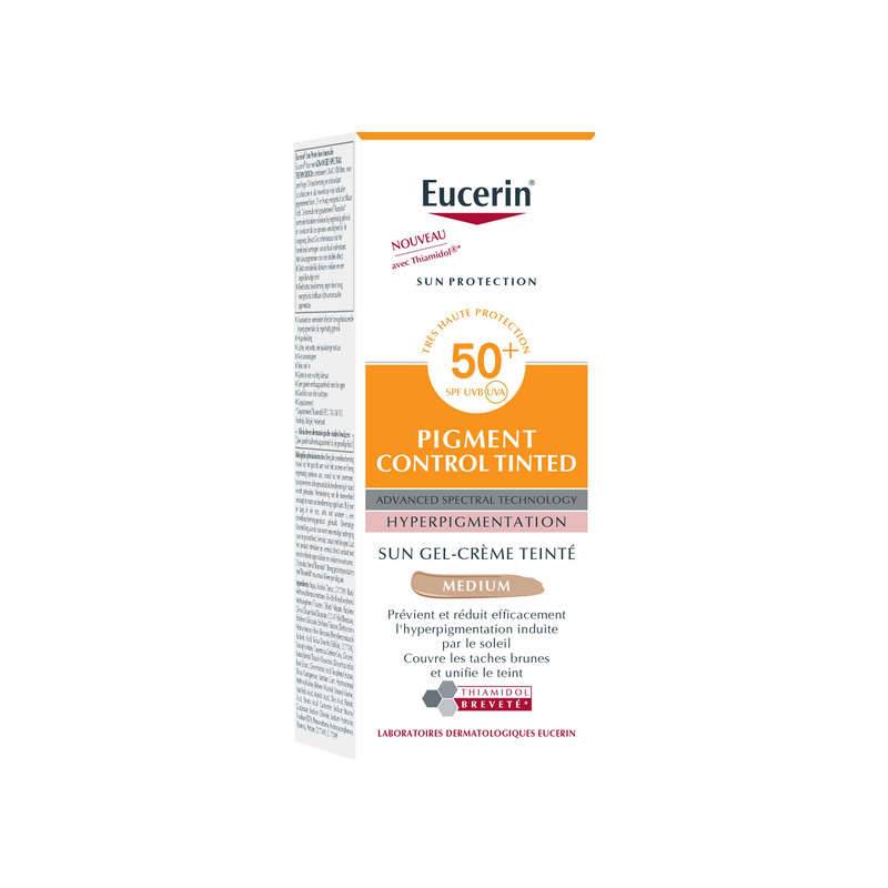 Sun pigment control gel cr&egrave;me teinte SPF50 +, Transparent, large image number 0.0