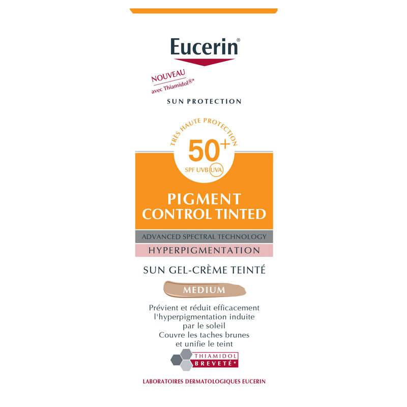 Sun pigment control gel cr&egrave;me teinte SPF50 +, Transparent, large image number 1