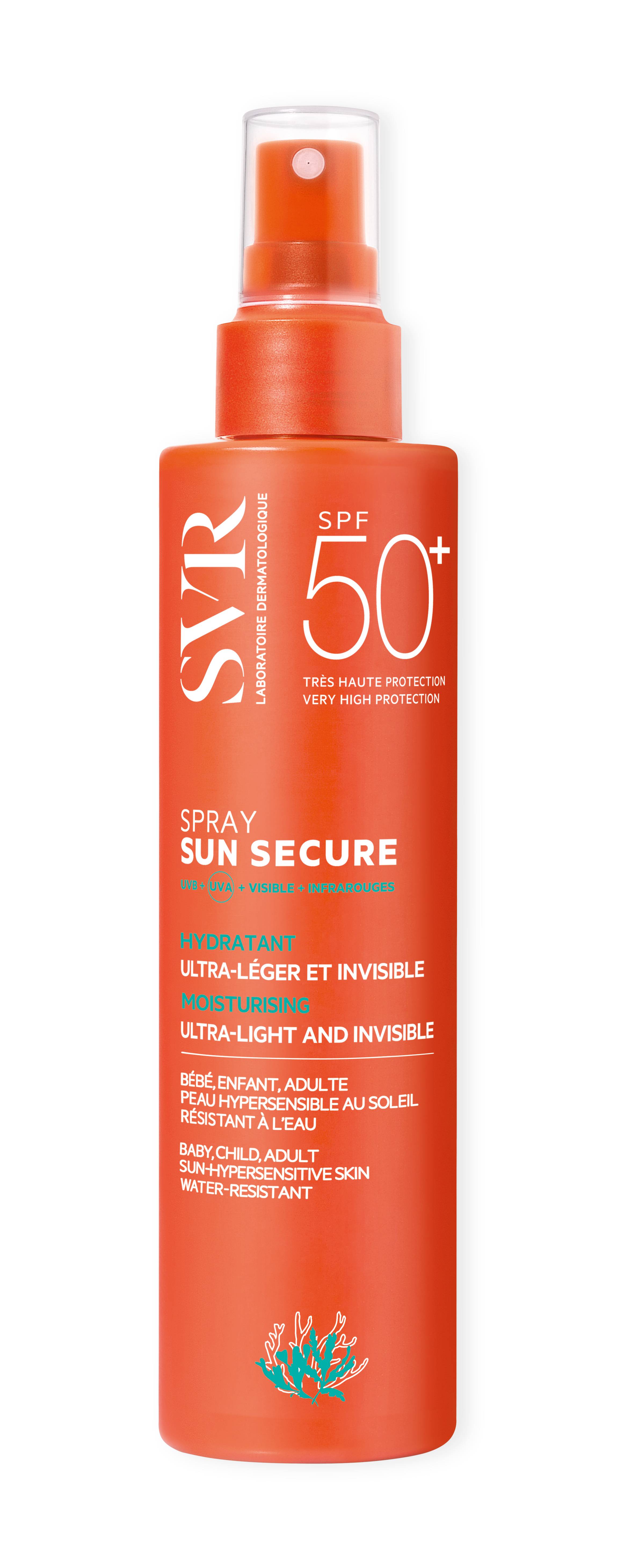 Sun secure spray SPF50 + lait-en-brume hydratant, Transparent, large image number 0.0