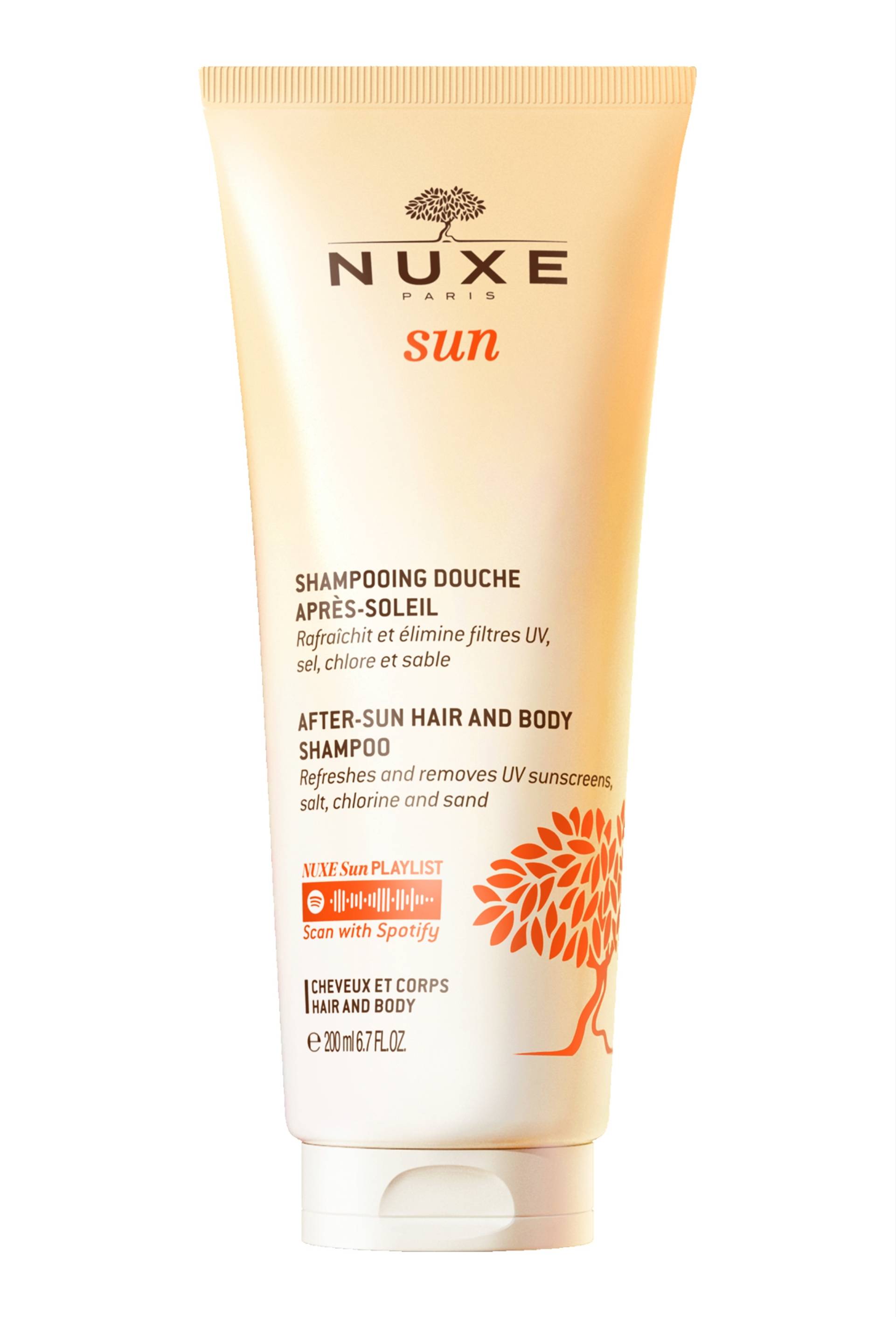 Sun shampooing douche apr&egrave;s-soleil corps et cheveux, Transparent, large image number 0.0