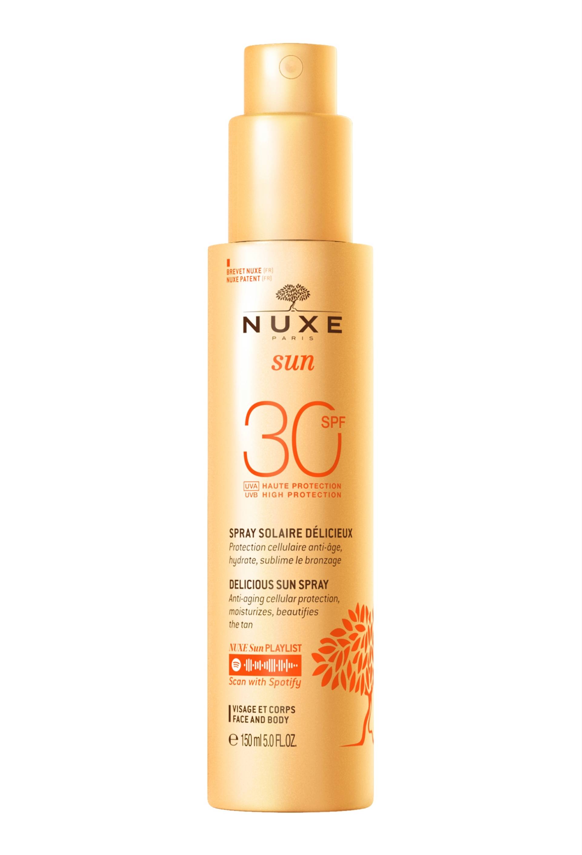 Sun spray solaire fondant visage et corps SPF30, Transparent, large image number 0.0