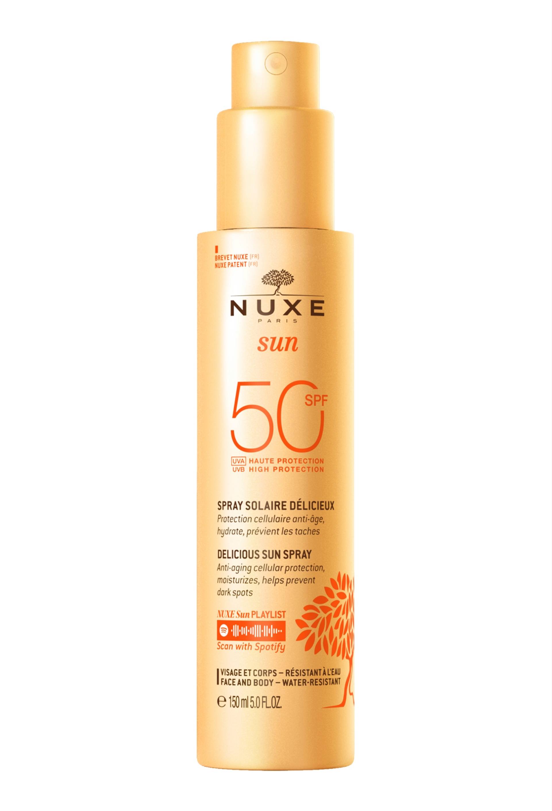 Sun spray solaire fondant visage et corps SPF50, Transparent, large image number 0.0