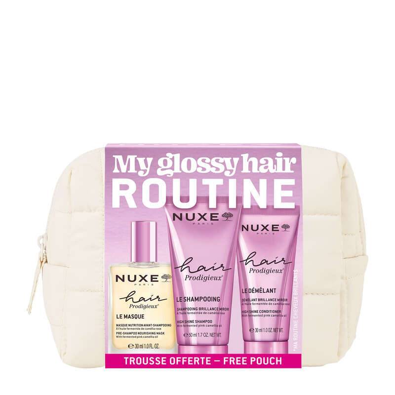 Trousse de voyage - my glossy hair routine, Transparent, large image number 0.0