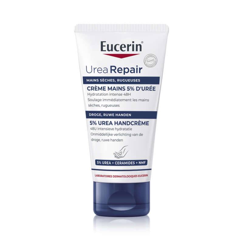 Urearepair cr&egrave;me mains peaux s&egrave;ches 5%, Transparent, large image number 0