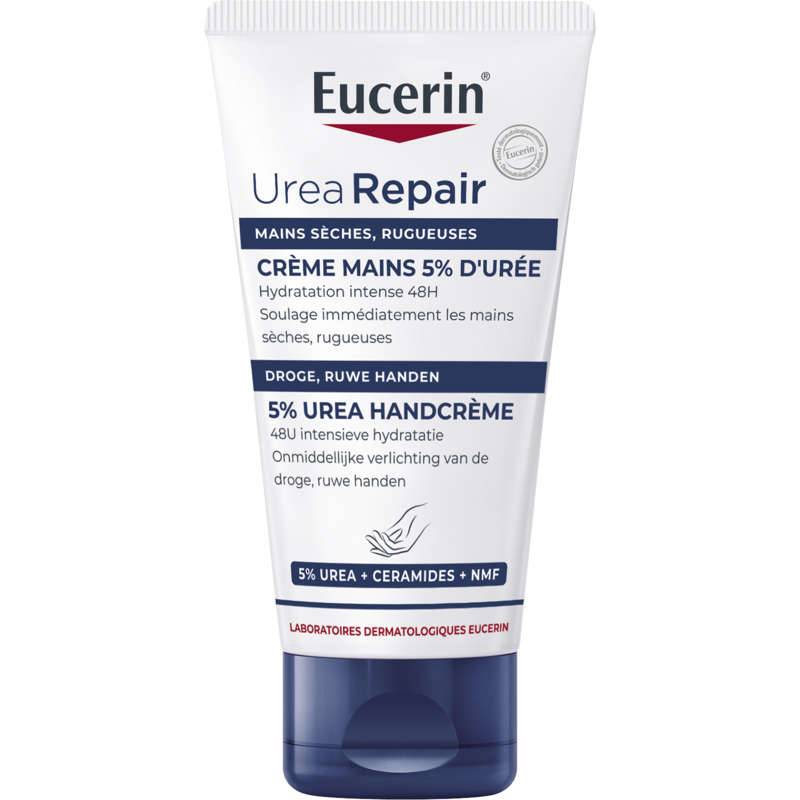 Urearepair cr&egrave;me mains peaux s&egrave;ches 5%, Transparent, large image number 1.0
