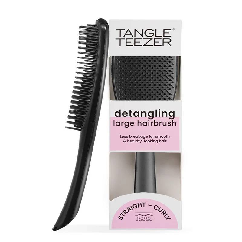 Wet detangler brosse d&eacute;m&ecirc;lante cheveux mouill&eacute;s large, Black gloss, large image number 0.0