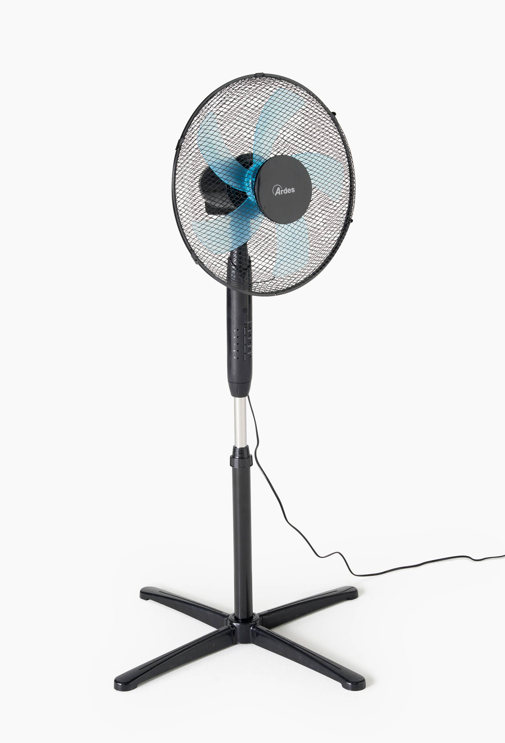 Ventilateur sur pied, 40cm, Noir, large image number 0