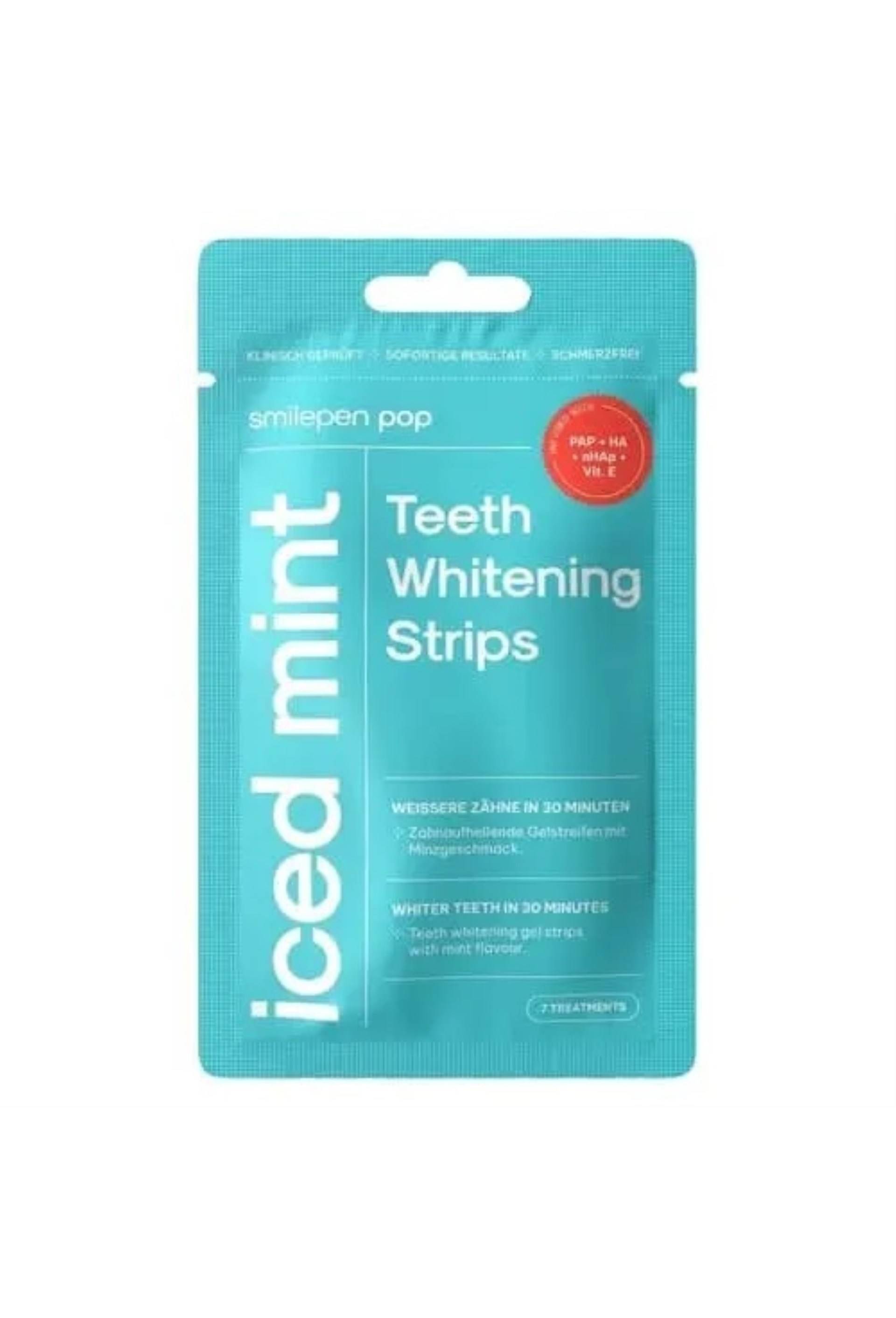Bandes de blanchiment dentaire Iced Mint *14 bandes/7 traitements, Transparent, large image number 0.0